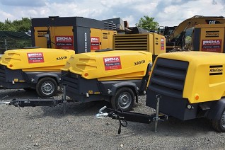 Půjčovna kompresorů Atlas Copco