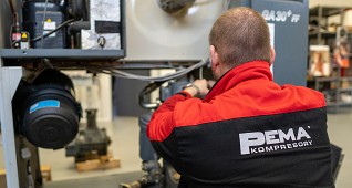servis kompresorů - stacionární elektrické