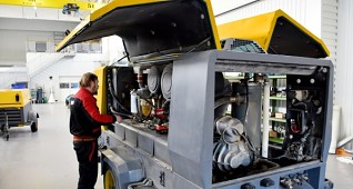 servis kompresorů - pojízdné diesel