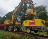 diesel kompresor Atlas Copco půjčovna