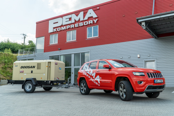 Nové kompresory Doosan na půjčovně